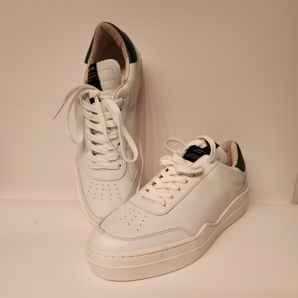 Article No. White & Green 0517 Low-Top Sneakers Men’s Size 8 View 5